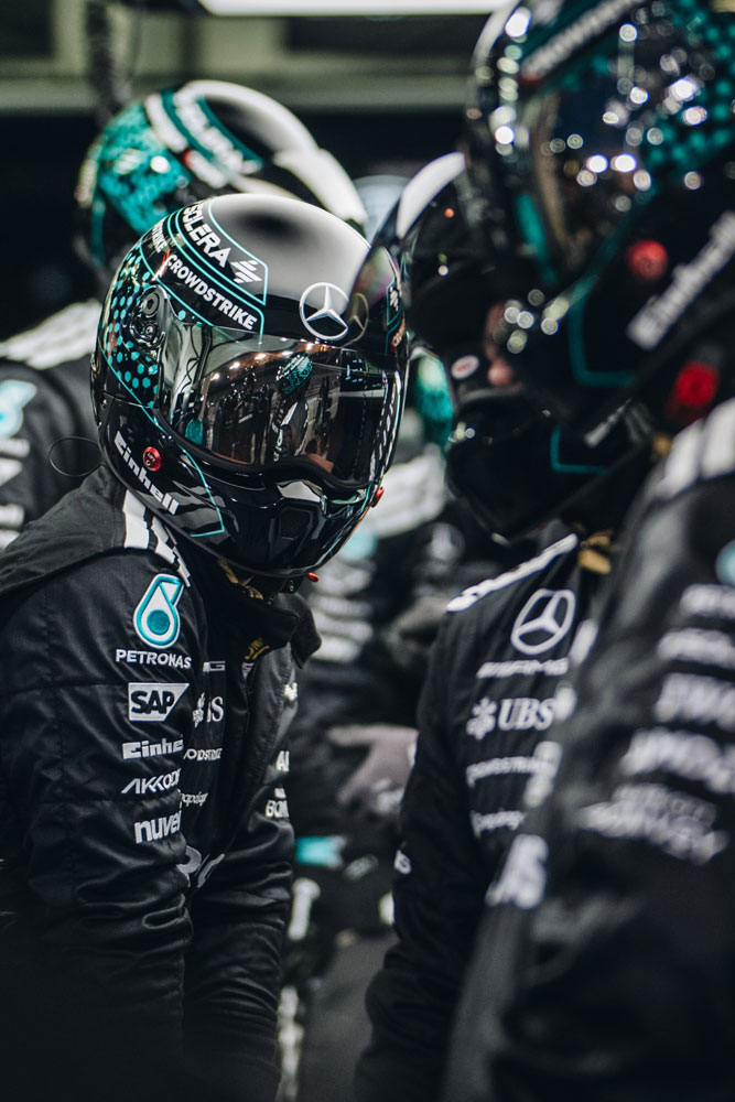 Οι μηχανικοί της Mercedes στη Formula 1.